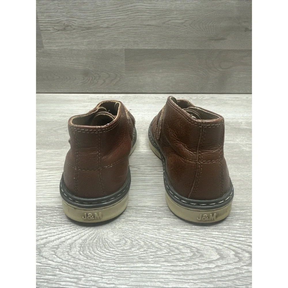 Johnston & Murphy Kids Boys Mcguffey Chukka Sneaker Brown Full Grain Size 10M‎